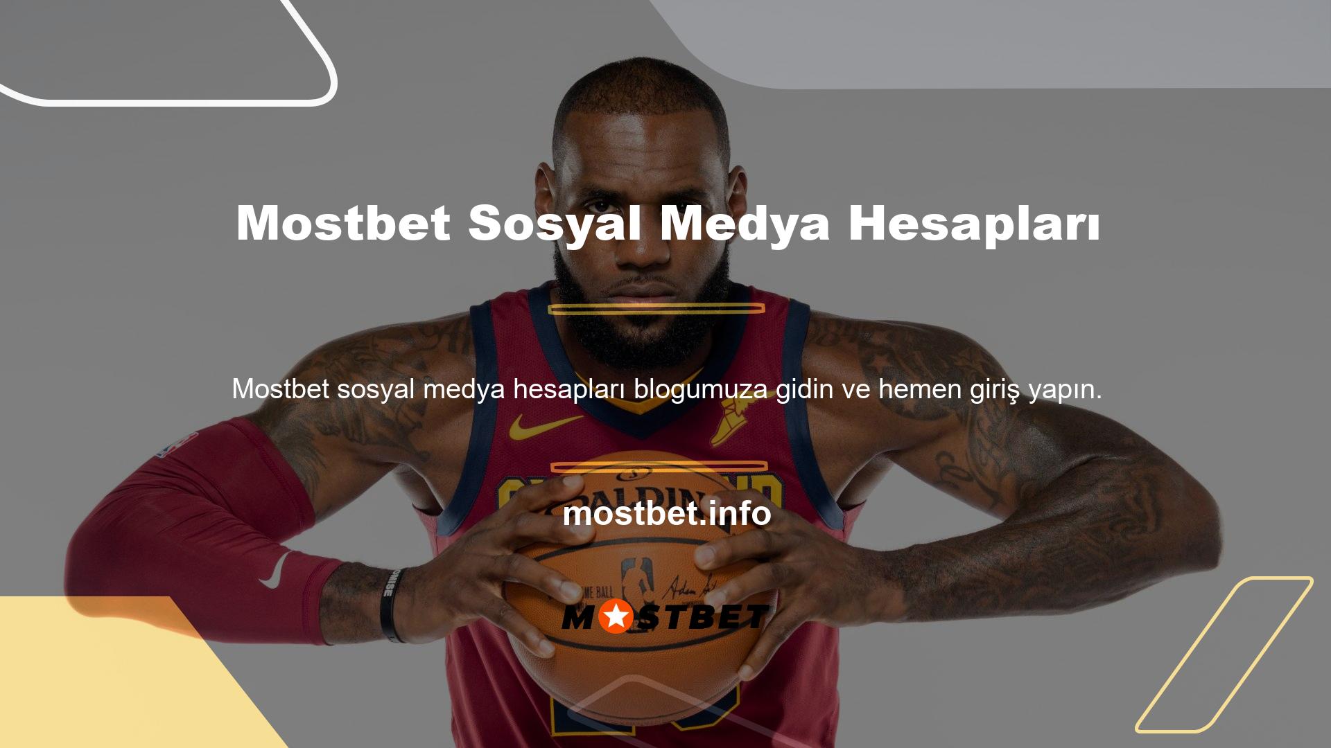 Mostbet Facebook ve Twitter hesapları için en son giriş bilgilerini görmek için internetteki resmi sayfalarına gidin